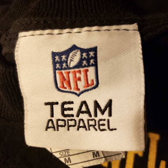 Steelers Medium Jersey ☆ NFL Team Apparel ☆ Easy Care Cotton ☆ - Picture 3 of 4